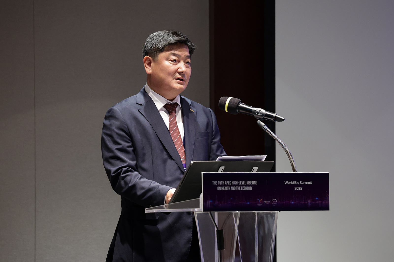 기관장 동향 - APEC HLMHE 및 2025 세계바이오서밋 공식 부대행사(9.16.) 참석, 개회사 및 환영사 봉독